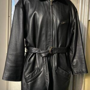 Unisex Wilsons Leather Pelle Studio Vintage Blazer Jacket